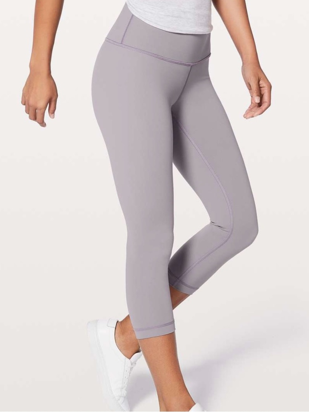 Lululemon Wunder Under Crop (Hi-Rise) *Full-On Luxtreme 21" In Dusty Dawn